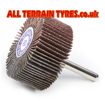 Abrasive Flap Wheel Buffing Mop 60mm Dia x 30mm - Click Image to Close